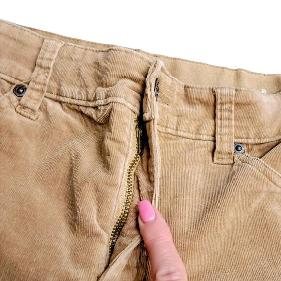 St. John's Bay Tan Corduroy Straight Leg Pants Jeans - Picture 6 of 14